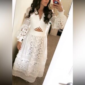 White Pom-Pom Blouse